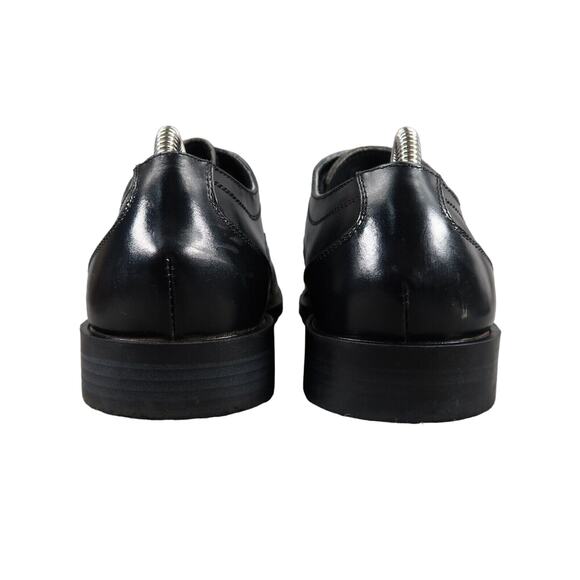 Stacy Adams Shoe Mens 8 Oxford Dress Formal Leather Square Toe Derby Calhoun Moc - Picture 7 of 15